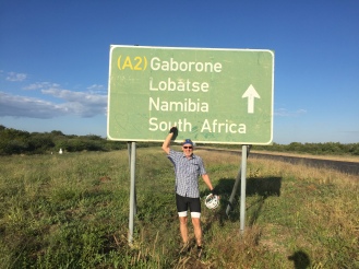 The first sign for South Africa