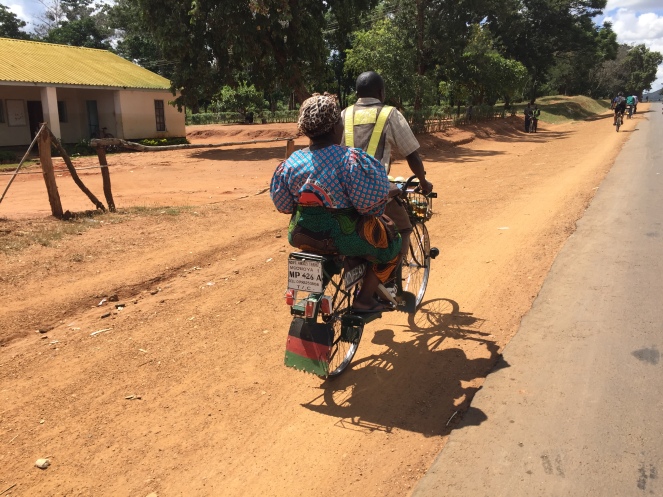 Taxi bike in Malawi